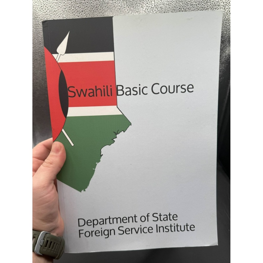 FSI Swahili Basic Course Foreign Service Institute Language Study Book Textbook